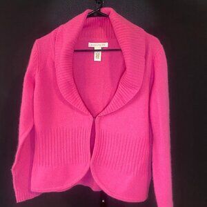 Pursuits, Ltd. Vintage Pink Lamb's Wool Cardigan Sweater